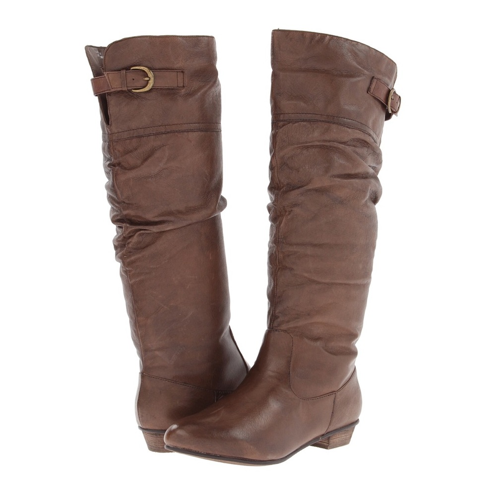Steve Madden ‘Craave’ Slouchy Brown Riding Boots